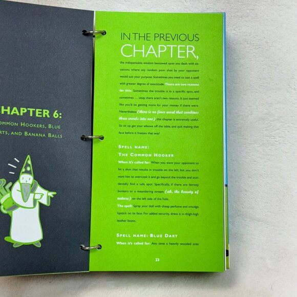 The Golf Voodoo Kit Full Size Handbook Doll Flagstick Pins Book Golf Fans - Picture 7 of 7